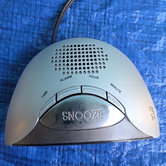 Ambassador Silver Alarm Clock - Picture 2 of 8